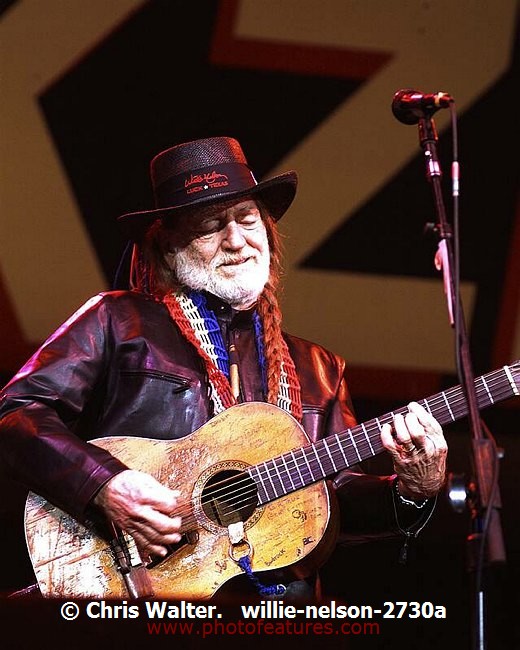 Photo of Willie Nelson for media use , reference; willie-nelson-2730a,www.photofeatures.com