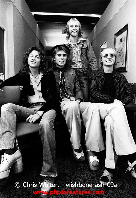 Photo of Wishbone Ash for media use , reference; wishbone-ash-09a,www.photofeatures.com