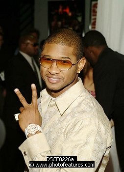 Photo of Usher at the 2004 World Music Awards at Thomas & Mack Arena in Las Vegas 15th September 2004. Photo by Chris Walter/Photofeatures , reference; DSCF0226a