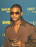Photo of Usher arriving for pre-awards dinner for 2004 World Music Awards in Las Vegas 14th September 2004. Photo by Chris Walter/Photofeatures