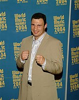 Photo of Vitali Klitschko WBO Heavy Boxing Champion<br>at the 2004 World Music Awards at Thomas & Mack Arena in Las Vegas 15th September 2004. Photo by Chris Walter/Photofeatures