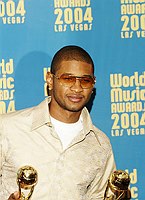 Photo of Usher at the 2004 World Music Awards at Thomas & Mack Arena in Las Vegas 15th September 2004. Photo by Chris Walter/Photofeatures