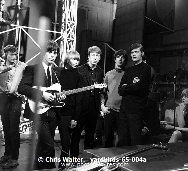 Photo of Yardbirds for media use , reference; yardbirds-65-004a,www.photofeatures.com