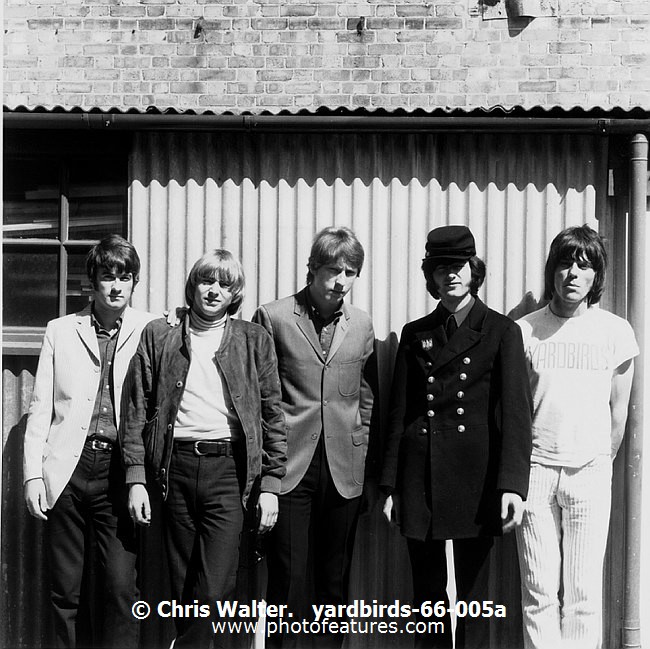 Photo of Yardbirds for media use , reference; yardbirds-66-005a,www.photofeatures.com