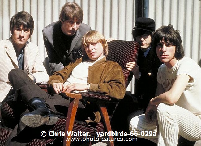 Photo of Yardbirds for media use , reference; yardbirds-66-029a,www.photofeatures.com