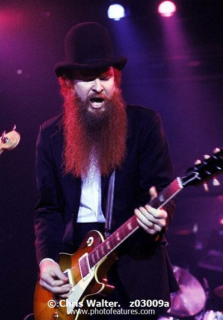 Photo of Z Z Top for media use , reference; z03009a,www.photofeatures.com